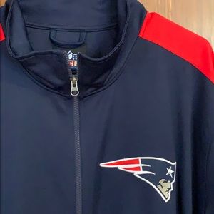 New England Patriots full zip warm up jacket XL